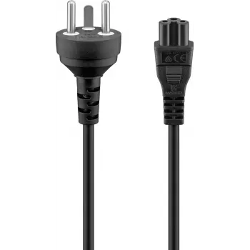 Goobay netkabel, 2 m, zwart (30857)