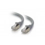 Mercodan Cat6a S/FTP-patchkabel RJ45, 1,5 m, grijs