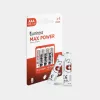 Uniross Max Power alkalinebatterijen AAA / LR03 1300mAh, 4 stuks