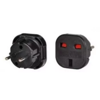 iLike UK/EU oplader-adapter zwart