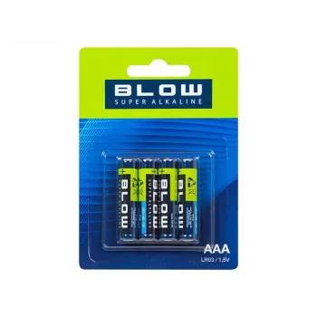 BLOW Super Alkaline batterijen AAA LR3, 4 stuks (blister)