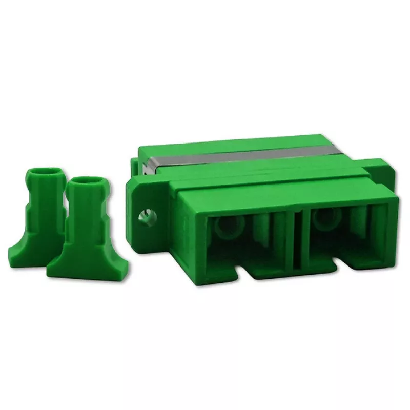 Qoltec glasvezeladapter SC/APC, duplex, singlemode (54143)