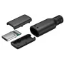 Goobay USB-C stekker, soldeerversie, zwart - 15 W, 3 A