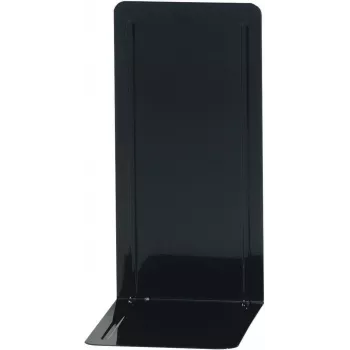 WEDO registratuursteun (B)140 x (D)120 x (H)240 mm, zwart van metaal, kunststof gecoat - 2 stuks