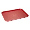 APS fastfoodplateau 350 x 270 mm, hoogte 20 mm, polypropyleen, rood (530)
