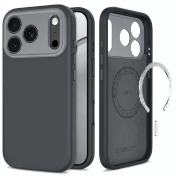 Tech-Protect UNIQ MagSafe CC hoesje voor iPhone 17 Pro / 18 Pro, antraciet