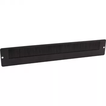 Getfort borstelkabeldoorvoer voor wandrackkasten, 340 mm, zwart