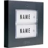 m-e modern-electronics 41273 draadloze deurbelzender met naamplaatje