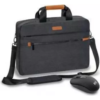 PEDEA Elegance Pro 15,6 inch Laptoptas met muis, grijs (SET010-66066435)