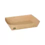 Papstar 87246 wegwerpschaal, rechthoekig, karton, bruin, 80 stuks