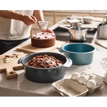 Joseph Joseph Nest Bake 2 st., ronde blauwe bakvorm
