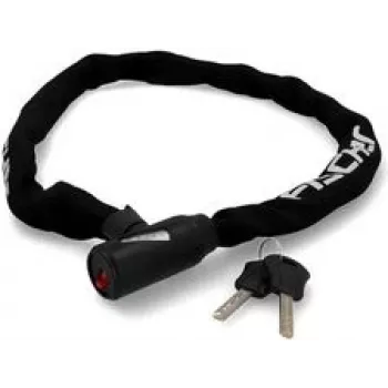FISCHER neopreen ketting-fietsslot met sleutel, geharde staalketting, 6 mm