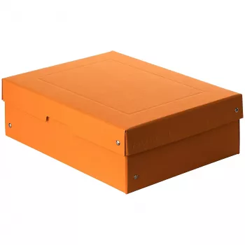 FALKEN PURE opbergbox 1250 vel pasteloranje 24,0 x 32,0 x 10,0 cm