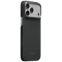 PITAKA Edge Case Argyle MagSafe-hoes voor iPhone 18 Pro Max / 17 Pro Max, basaltzwart