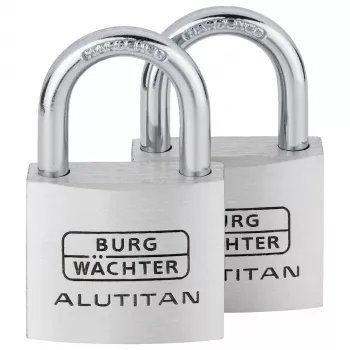 BURG WÄCHTER Duo 77040 SB hangslot, zilver