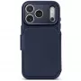 Decoded Leather Detachable Wallet leren hoesje voor iPhone 18 Pro Max / 17 Pro Max, MagSafe, Midnight