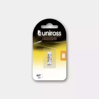 Uniross A27 alkalinebatterij, 1 stuk
