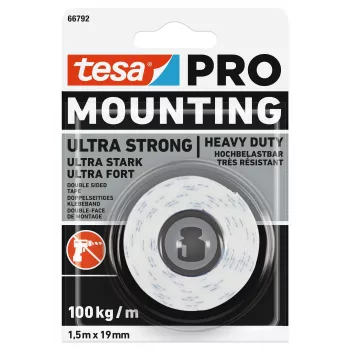 tesa Mounting PRO Ultra Strong 66792-00000-00 montageband wit (L x B) 1,5 m x 19 mm