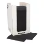 PAPSTAR cocktailservetten PUNTO, 200 x 200 mm, zwart tissue, 2-laags, 1/4-vouw, met Dot on Dot Micro