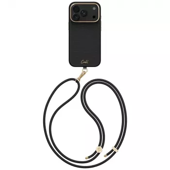 UNIQ Coehl Mirelle hoesje voor iPhone 18 Pro / 17 Pro magnetisch laden zwart