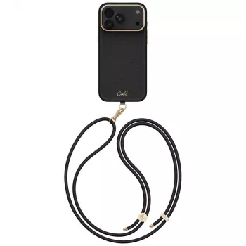UNIQ Coehl Mirelle hoesje voor iPhone 18 Pro Max / 17 Pro Max, magnetisch laden, zwart