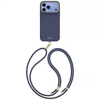 UNIQ Coehl Mirelle hoesje voor iPhone 18 Pro Max / 17 Pro Max magnetisch laden blauw