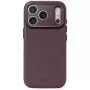 Decoded Leather Backcover – leren hoes voor iPhone 18 Pro / 17 Pro, compatibel met MagSafe (chocolat brown)