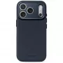 Decoded Leather Backcover – leren hoes voor iPhone 18 Pro / 17 Pro, compatibel met MagSafe (middernacht)