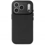 Decoded Leather Backcover – leren hoes voor iPhone 18 Pro / 17 Pro, compatibel met MagSafe (zwart)
