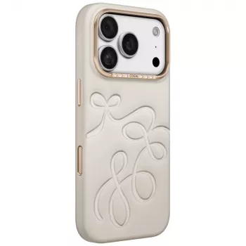 Hoes UNIQ Coehl Cloude voor iPhone 18 Pro/ 17 Pro magnetisch laden beige