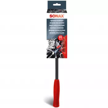 SONAX microvezel velgenborstel rood, zwart