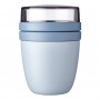Mepal Ellipse bewaardoos 0,5 + 0,2 l, Nordic Blue