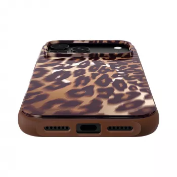 Laut Huex Wave hoesje voor iPhone 18 Pro / 17 Pro, MagSafe, Mocha Leopard