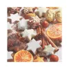 PAPSTAR “Cinnamon Stars” kerstservetten 330 x 330 mm, bedrukt, 1/4-vouw, 3-laags