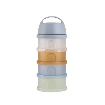 BEABA melkpoederbus, 4 vakken, “Translucent Pebble”