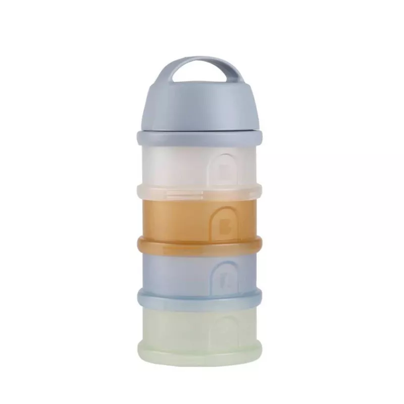 BEABA melkpoederbus, 4 vakken, “Translucent Pebble”