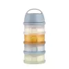BEABA melkpoederbus, 4 vakken, “Translucent Pebble”