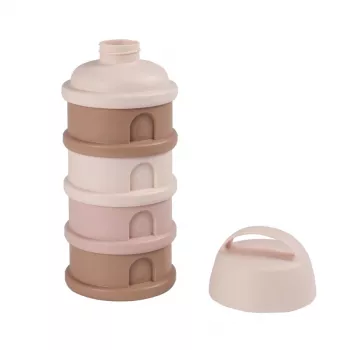 BEABA melkpoederbus, 4 vakken, “Cotton Candy”