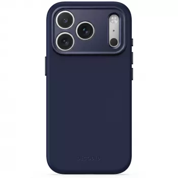 Decoded AntiMicrobial silicone achterkant voor iPhone 18 Pro Max / 17 Pro Max, MagSafe-compatibel, Atlantisch blauw