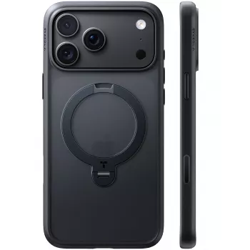 TORRAS Ostand Q3 Spin – hoesje voor iPhone 18 Pro / 17 Pro, compatibel met MagSafe (zwart)
