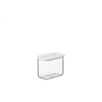 MEPAL opbergbox Modula, transparant/wit, 1,0 l