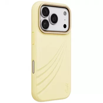 UNIQ Coehl Serina hoes voor iPhone 18 Pro / 17 Pro, magnetisch laden, geel