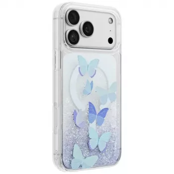 UNIQ Coehl Aria case voor iPhone 18 Pro Max / 17 Pro Max, magnetisch laden, blauw