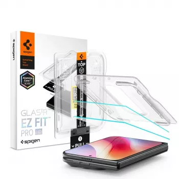 Spigen Glas.TR EZ Fit Pro HD AC 2-pack displayschermglas iPhone Duo helder