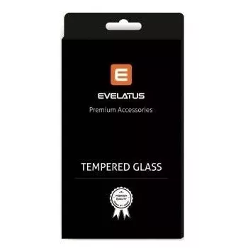 Evelatus 0,33 mm platte heldere glazen displayschermbescherming voor Samsung Galaxy A22 4G, Japanse lijm, antistatisch