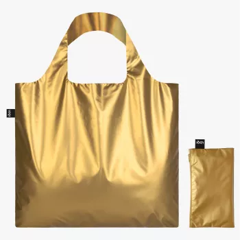 LOQI METALLIC gouden handtas
