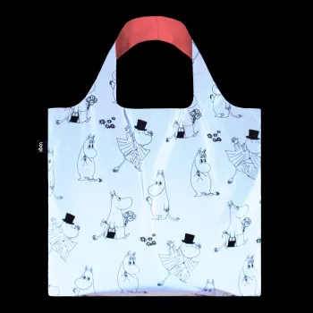 LOQI Moomin tas – Family Pattern (reflecterend)