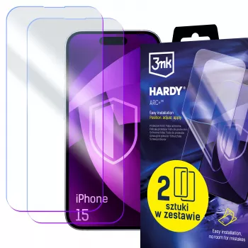 3mk Hardy ARC+ 4-laags displayschermbescherming voor Apple iPhone 15