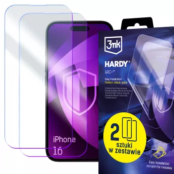 3mk Hardy ARC+ 4-laags displayschermbescherming voor Apple iPhone 16