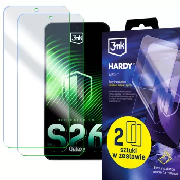 3mk Hardy ARC+ 4-laags displayschermfolie voor Samsung Galaxy S26